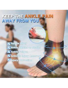 Soporte para Tobillo Vigorwise Talla Única Azul Oscuro 2