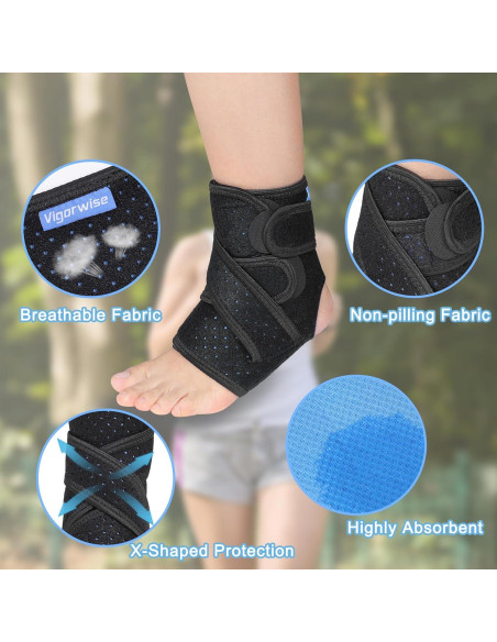 Soporte para Tobillo Vigorwise Talla Única Azul Oscuro