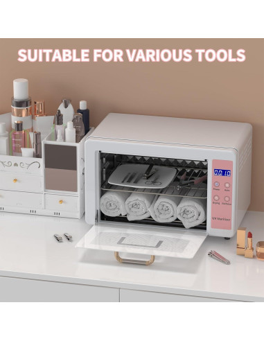 Esterilizador de Herramientas de Uñas Yofuly 10L Rosa