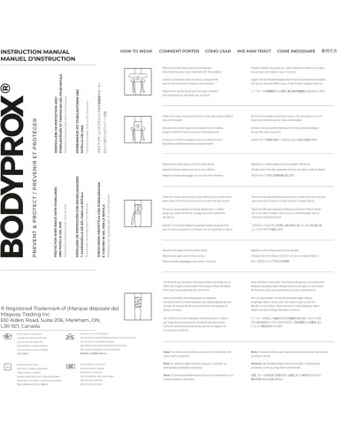 Faja para Rodilla Bodyprox con Estabilizadores y Gel 35-66 cm