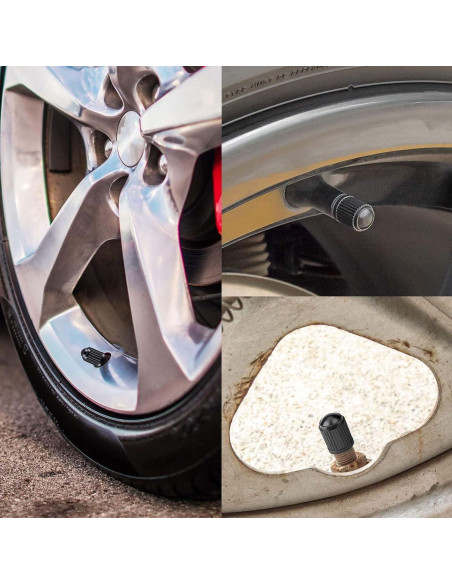 1000 Tapones de Válvula de Neumático Z-oneMart Universales