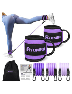 Bandas de Resistencia para Tobillos Ayombo 3 Niveles 4.5-13.6 kg