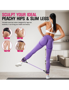 Bandas de Resistencia para Tobillos Ayombo 3 Niveles 4.5-13.6 kg 2