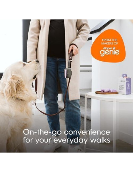 Dispensador de Bolsas de Excremento para Perros Angelcare - 15 Unidades Aromatizadas