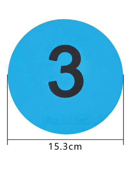 Marcadores Antideslizantes Eco Walker 10 Unidades 15 cm
