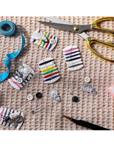 Kit de Costura de Viaje Yuxung 200 Piezas con Agujas y Hilo