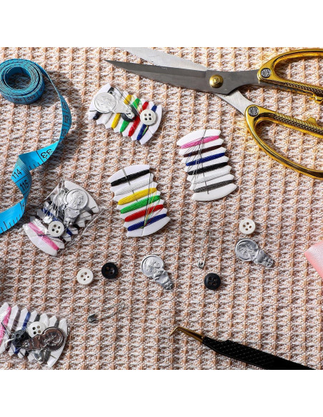 Kit de Costura de Viaje Yuxung 200 Piezas con Agujas y Hilo