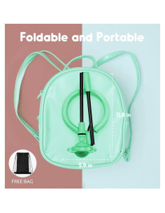 Pelota de Salto Plegable Mumba Verde para Niños y Adultos 2