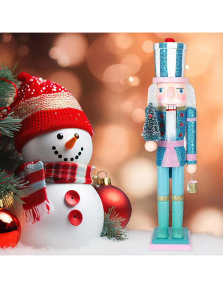 Adorno Cascanueces de Navidad LULU Deer 38cm Verde