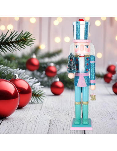 Adorno Cascanueces de Navidad LULU Deer 38cm Verde