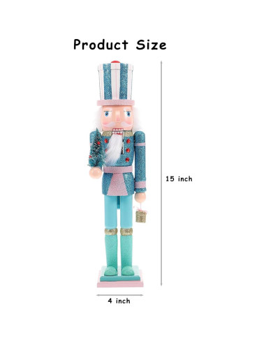 Adorno Cascanueces de Navidad LULU Deer 38cm Verde