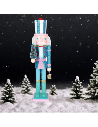 Adorno Cascanueces de Navidad LULU Deer 38cm Verde