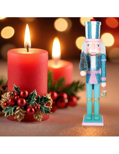 Adorno Cascanueces de Navidad LULU Deer 38cm Verde