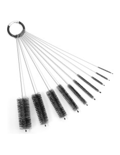 Juego de 10 Cepillos de Tubo de Nylon 21 cm - MOSOLAN