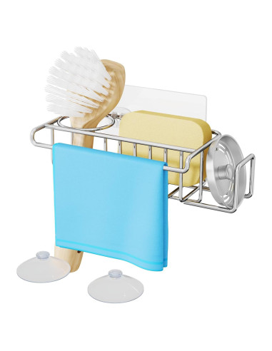 Soporte para Esponjas de Fregadero HapiRm Acero Inoxidable 22.1cm