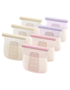Bolsas Reutilizables JellyRuru para Almacenamiento de Leche 250ml