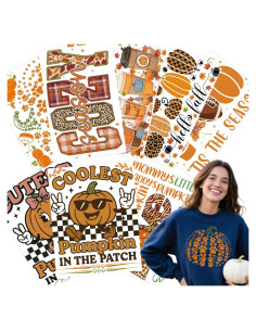 Vinilos de Transferencia de Calor Celepaty Otoño 58 Piezas