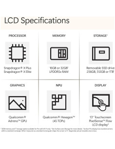Microsoft Surface Pro 2-en-1 Laptop/Tablet 13" Touch, 16GB RAM, 256GB SSD 2