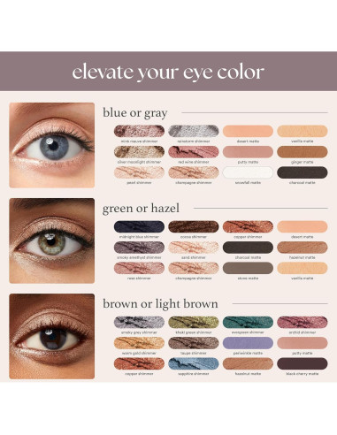 Sombra de Ojos Julep 101 Brillo Champagne - Larga Duración