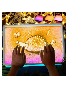 Mesa de Luz Sensorial para Niños Yichushisu 40x28cm Azul