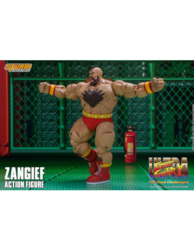 Figura de Acción Zangief Storm Collectibles 24cm Rojo