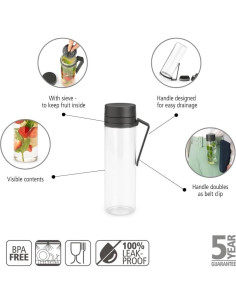 Botella de Agua Brabantia Make & Take 500 ml con Filtro de Frutas 2