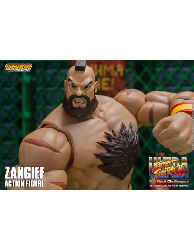 Figura de Acción Zangief Storm Collectibles 24cm Rojo