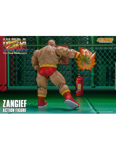 Figura de Acción Zangief Storm Collectibles 24cm Rojo