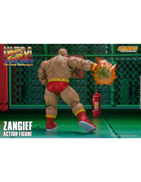 Figura de Acción Zangief Storm Collectibles 24cm Rojo