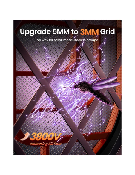 Raqueta Eléctrica Insecticida Gaiatop 3800V para Moscas