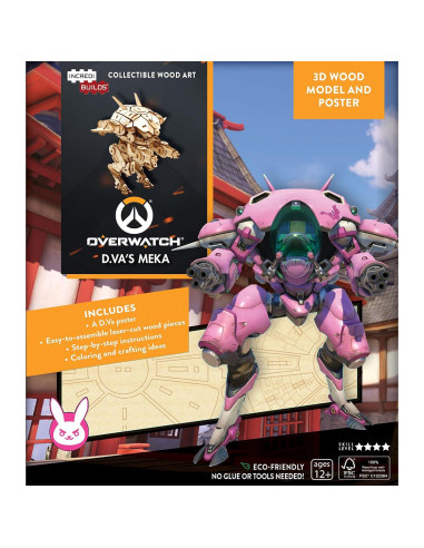 Kit de Rompecabezas 3D D.Va IncrediBuilds - 149 Piezas