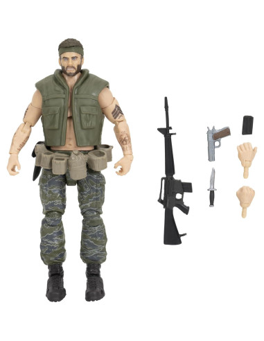 Figura Articulada Frank Woods Call of Duty 16.5 cm con Accesorios