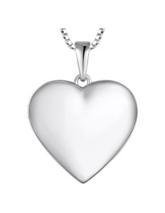 Collar Locket Corazón YL Joyería Plata Esterlina 925 Personalizado
