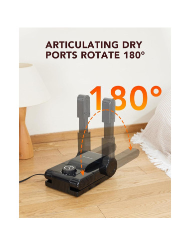 Secador de Botas FORLIM SD-002A-B - Negro, Temporizador 2h