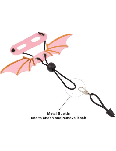 Conjunto Arnés y Correa Ajustable Disclean para Lagartos Azul