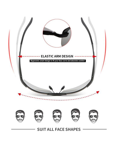 Gafas de Sol Polarizadas Fotoquímicas UV400 MIRYEA - Unisex