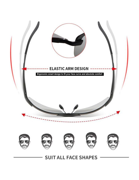 Gafas de Sol Polarizadas Fotoquímicas UV400 MIRYEA - Unisex