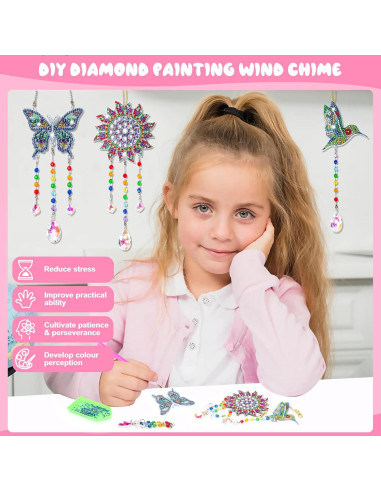 Kit de Manualidades 5D Anofty para Niños 6-12 Años