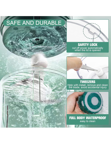 Molino de Hierbas Eléctrico Beerfingo 100ml Verde Morandi