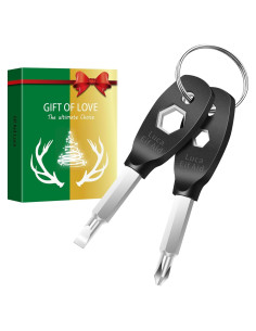 Llavero Destornillador Multitool Luca Elf Aid 4 en 1 Plata