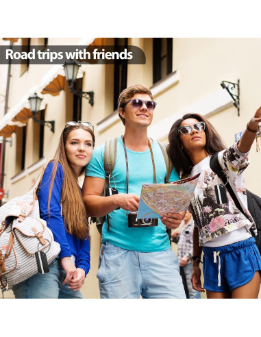 12 Etiquetas de Equipaje Weewooday de Aluminio Negro