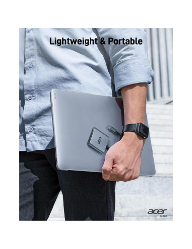 Lector de Tarjetas Acer ODK450 USB-C 4.0 Doble Ranura 100W