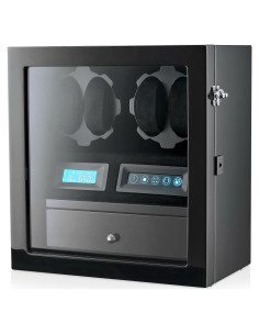 Reloj Winder Leader X205 para 4 Relojes con Luz LED