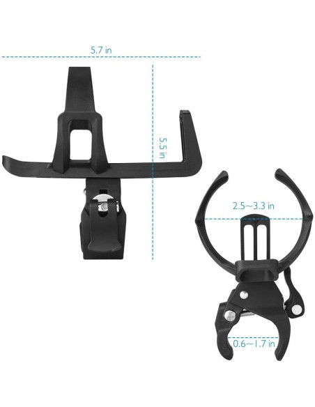 Soporte para Botellas de Agua Accmor AC8057 Negro Universal