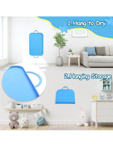 Estera de Pintura de Silicona Effidula 66x41cm Azul