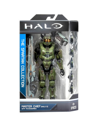 Figura Articulada Maestro Jefe Halo 5 Jazwares 15.24 cm