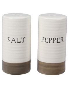 Juego de Salero y Pimentero Cerámica Young's Inc. Campestre