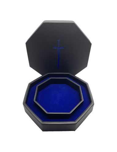 Bandeja de Dados Norse Foundry Azul 20.32 cm con Tapa Removible