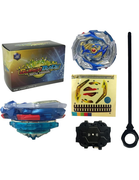 Bey Battle Tops Metal Fusion B-154 con Lanzador Grip Bey Battle Tops Metal Fusion B-154 con Lanzador Grip