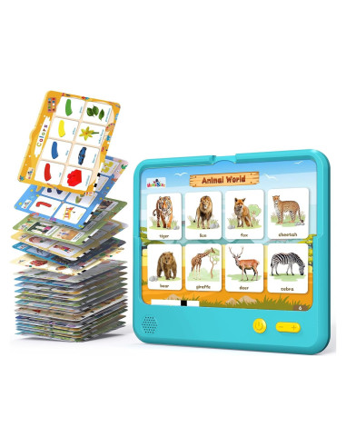 Astro Pad HOMESTEC - Tableta Educativa Interactiva Azul 3-6 Años